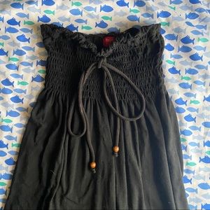 Black Strapless Sundress